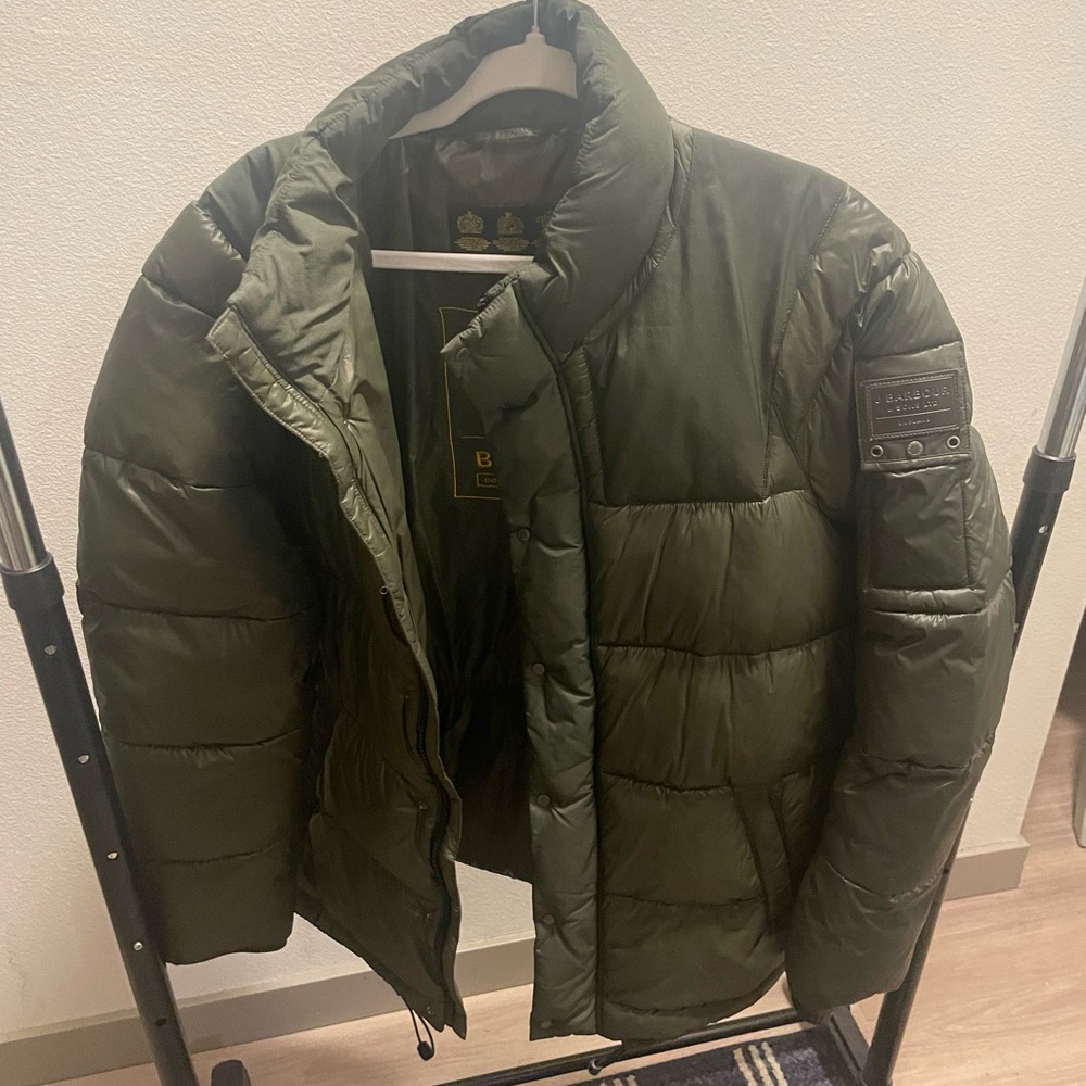 Green Barbour Jacket Medium Worn Once